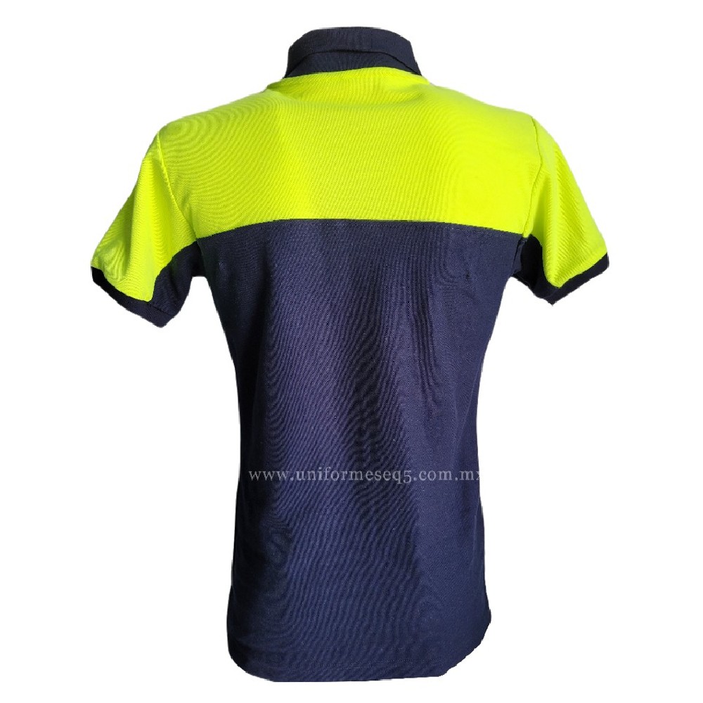 Playera polo bicolor manga corta - Imagen 2