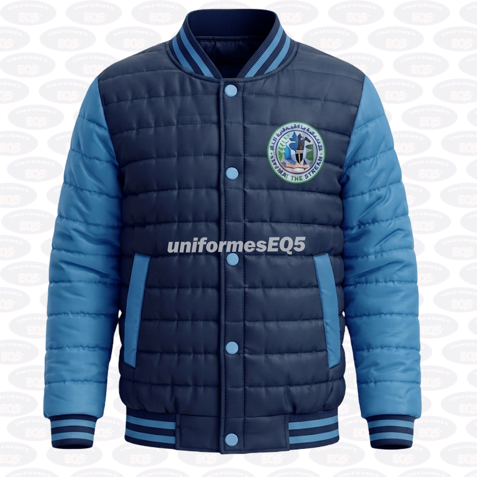 Chaqueta Capitonada Bicolor - Imagen 2