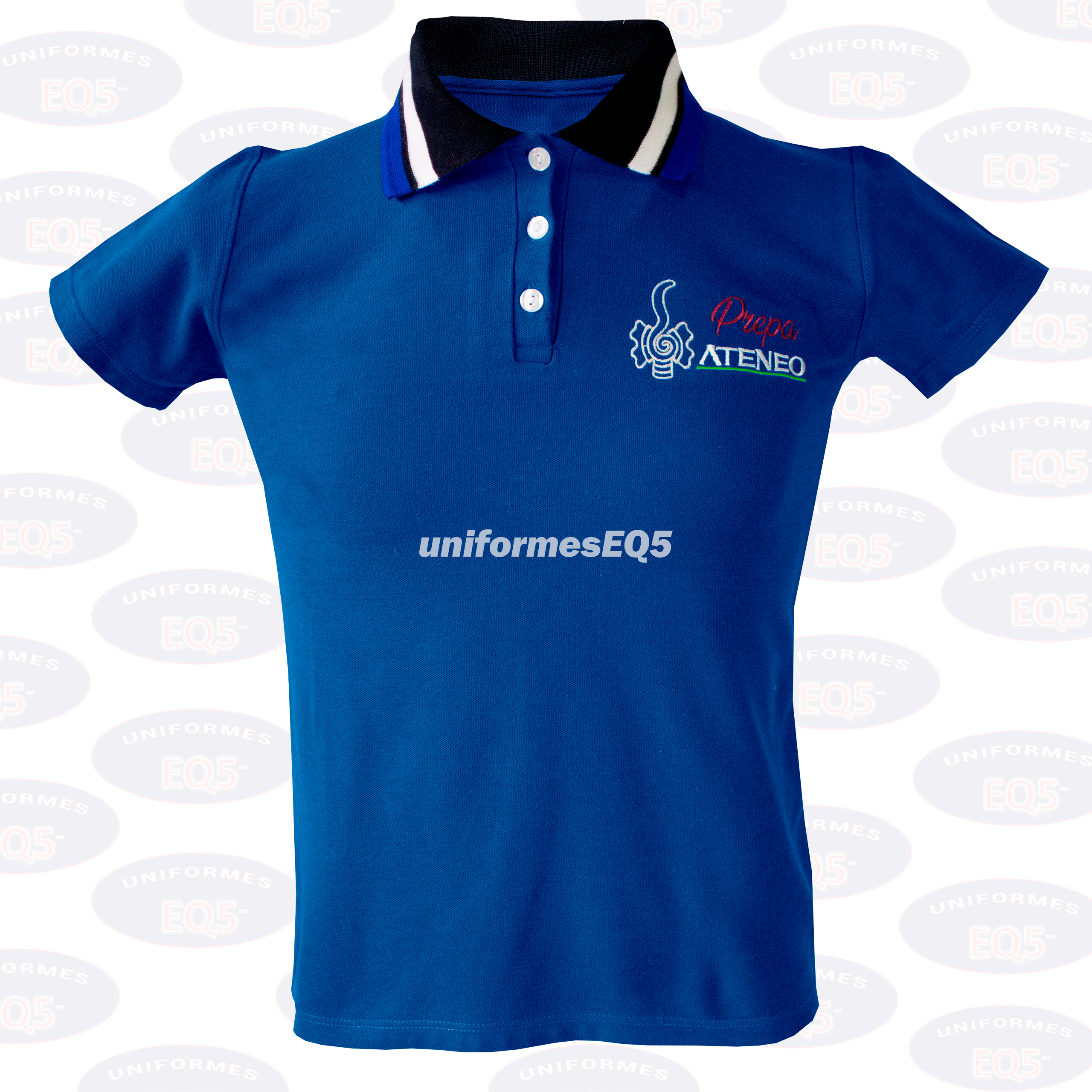 Playera Polo Contrastada