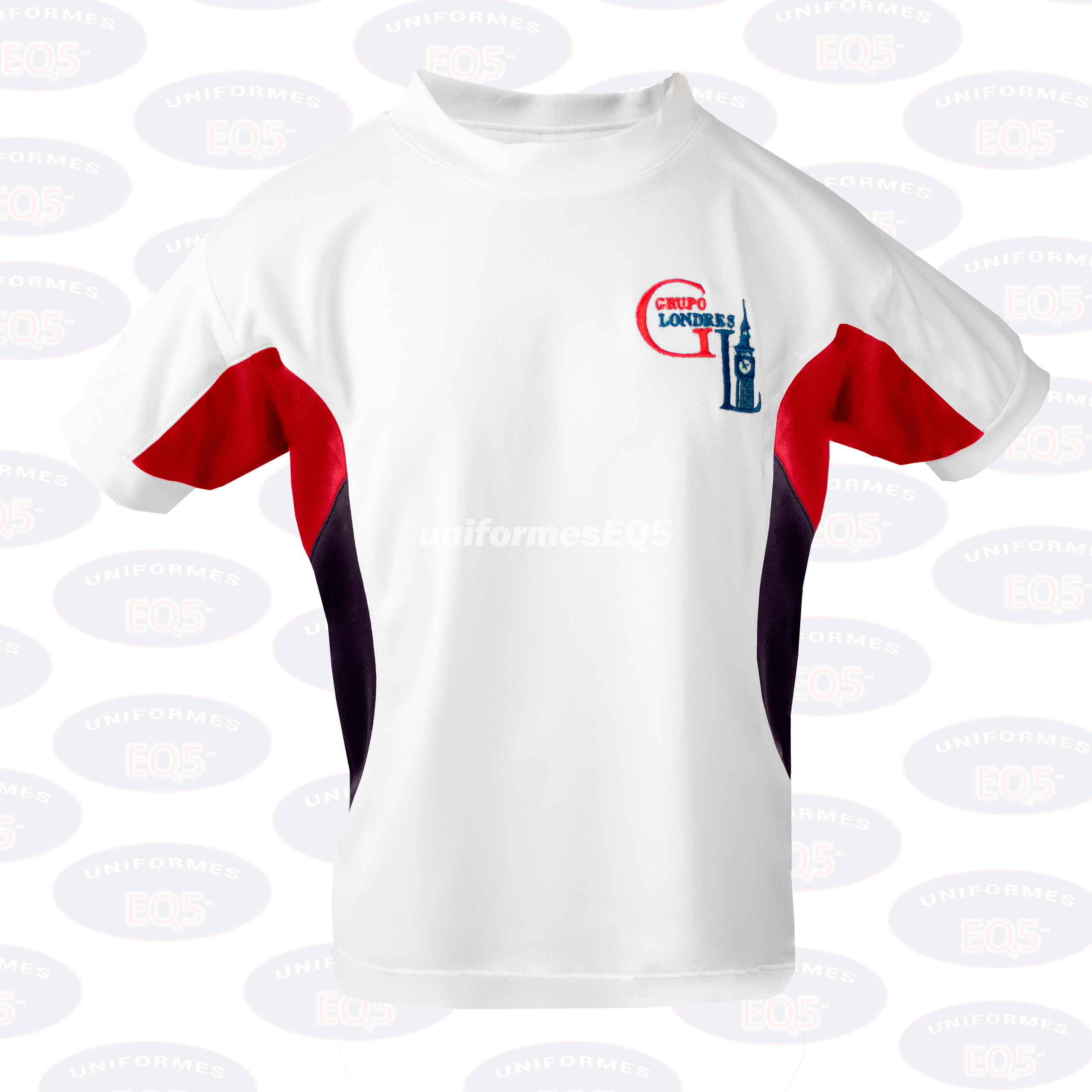 Playera Deportiva Tricolor