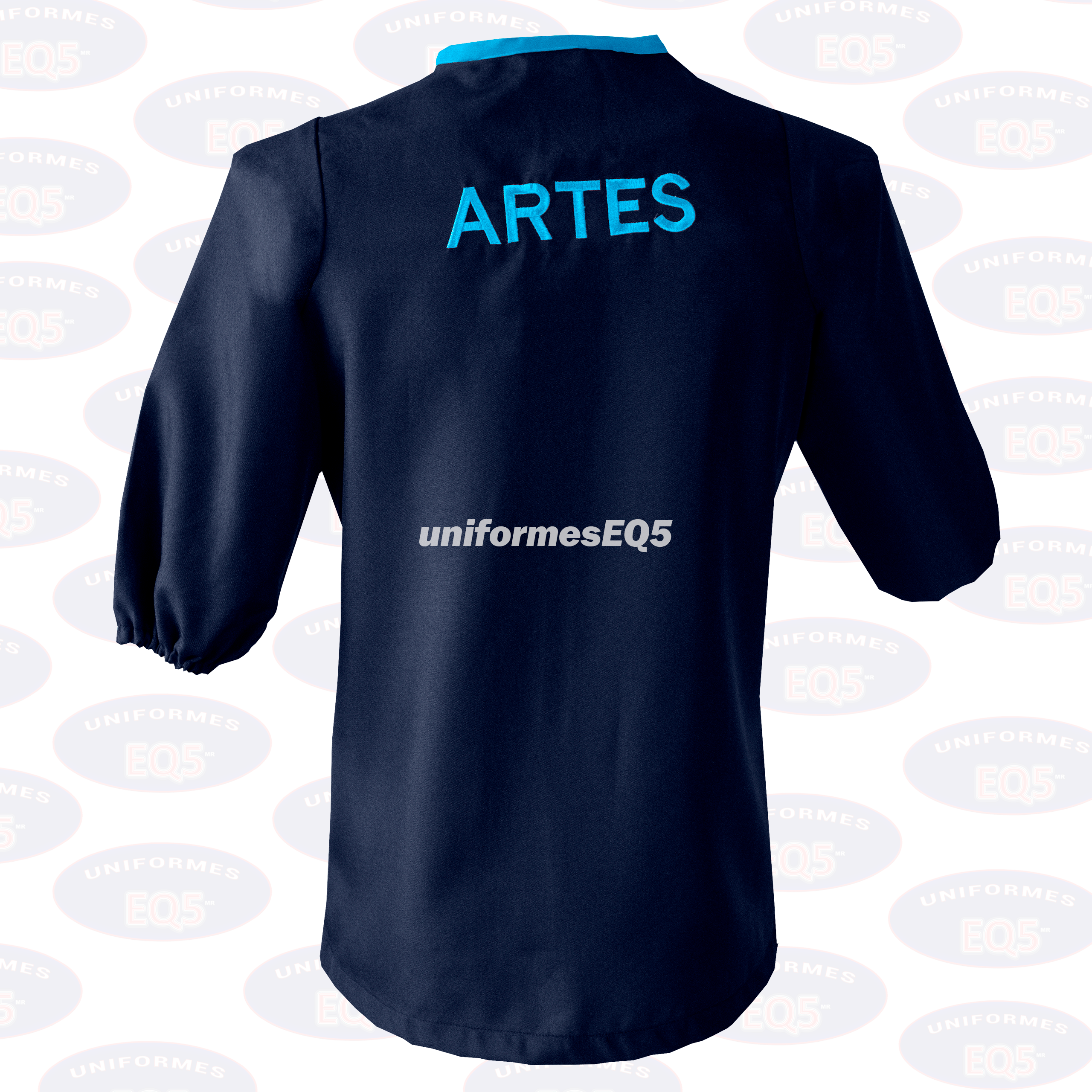 Bata Escolar Multicolor - Imagen 2