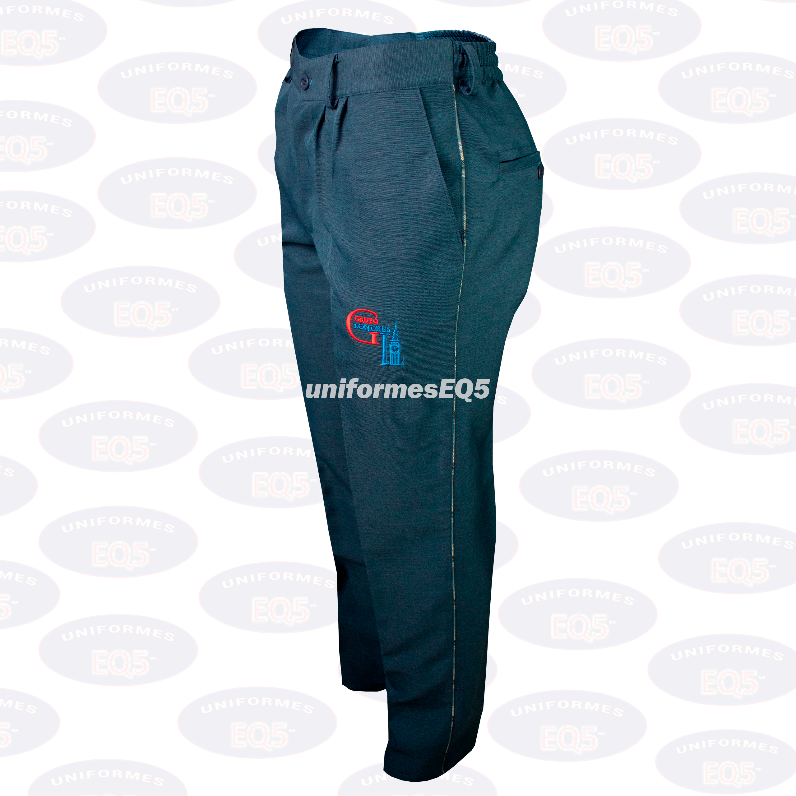 Pantalón Escolar con Detalle