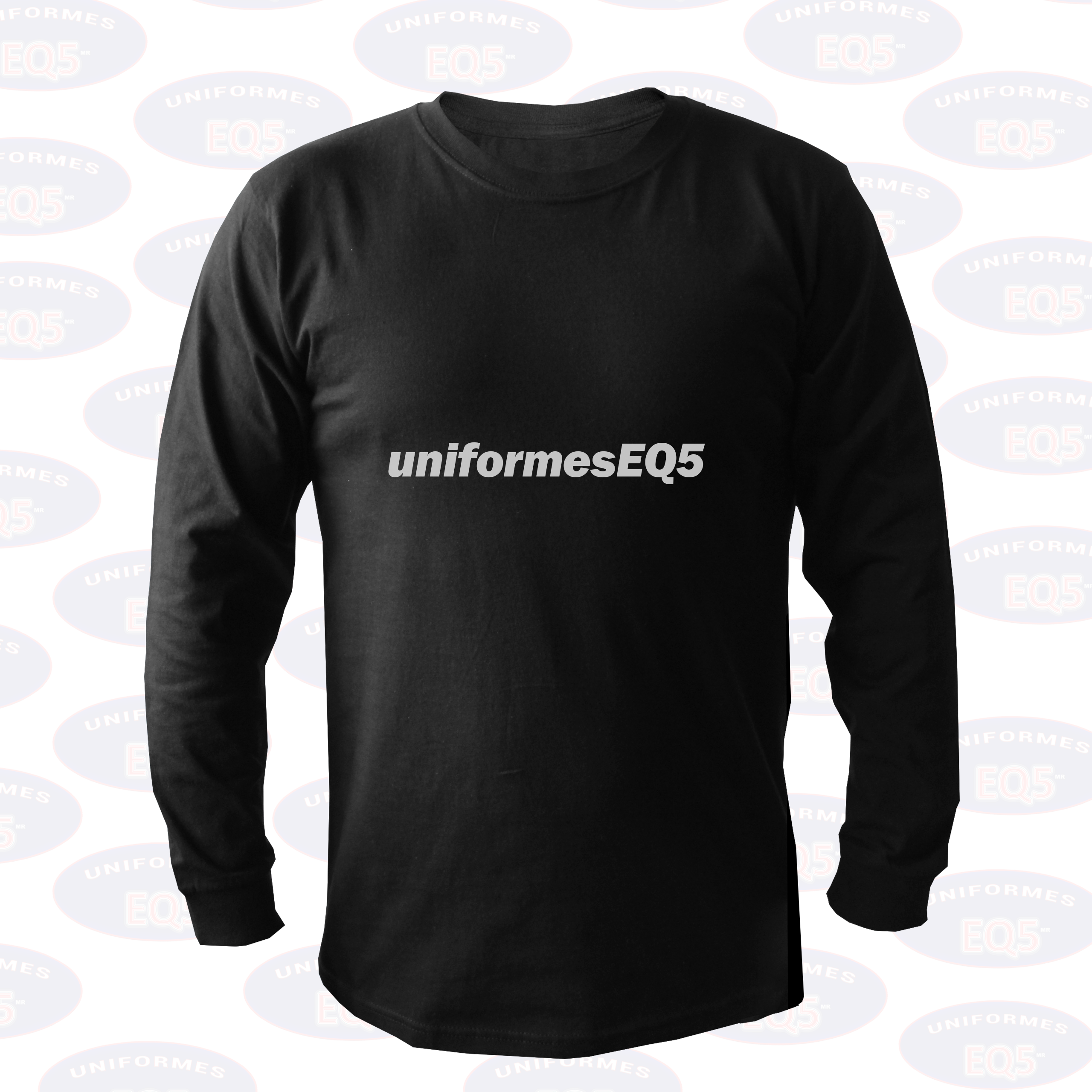 Playera Cuello Redondo Manga Larga