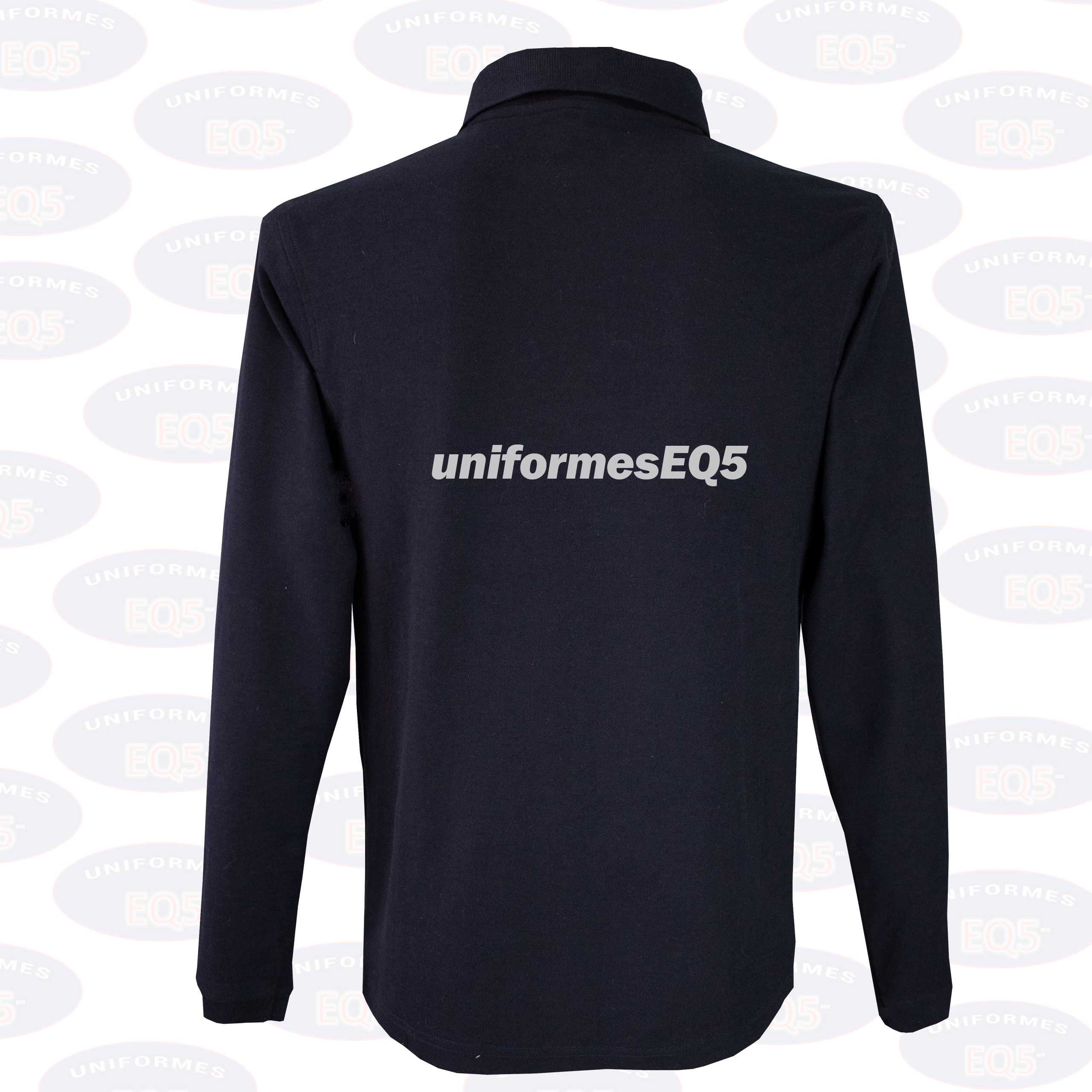 Playera Tipo Polo Manga Larga - Imagen 2